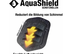 Siena Garden Schutzhüllen|AquaShield Sitzgruppenhülle Hellgrau 280x150xH100 cm