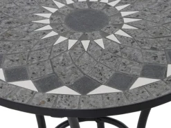 Siena Garden Gartentische|Como Rund Grau Ø 70 cm