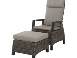 Siena Garden Gartenstühle|Corido Dining Move Sessel Anthrazit-Matt 61 cm x 72 cm x 109 cm