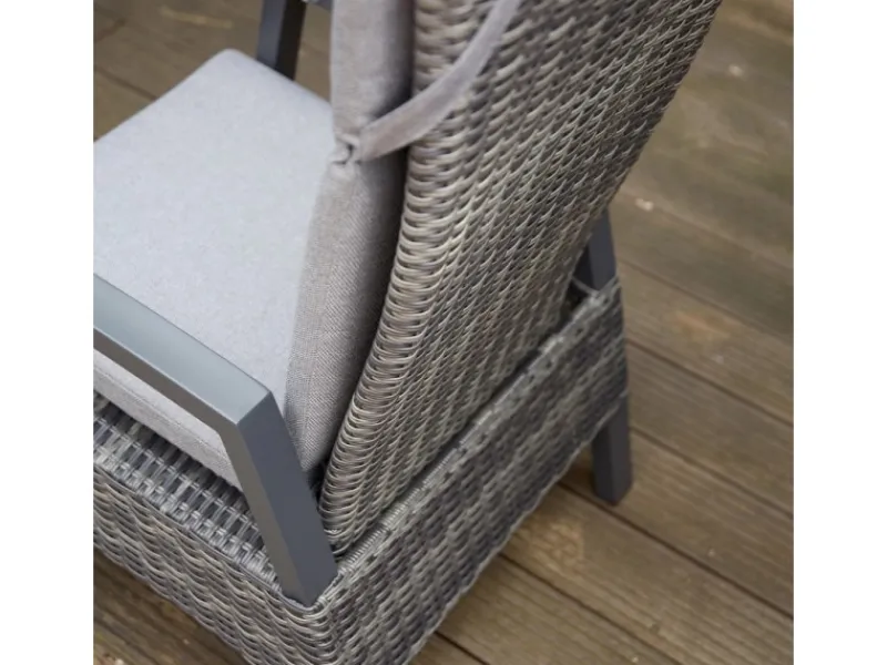 Dining Move Sessel Taranto 72 cm x 61 cm x 109 cm Matt-Anthrazit*Siena Garden New