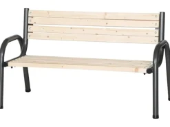 Siena Garden Gartenbänke|3er Bank Park Anthrazit 77 cm x 150 cm x 84 cm