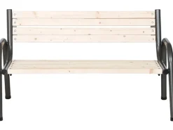 Siena Garden Gartenbänke|3er Bank Park Anthrazit 77 cm x 150 cm x 84 cm