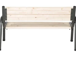 Siena Garden Gartenbänke|3er Bank Park Anthrazit 77 cm x 150 cm x 84 cm