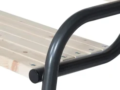 Siena Garden Gartenbänke|3er Bank Park Anthrazit 77 cm x 150 cm x 84 cm