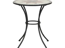 Siena Garden Gartentische|Gartentisch Stella Rund Grau Ø 60 cm