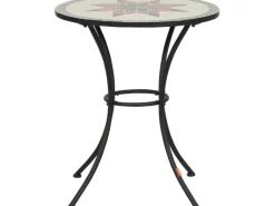 Siena Garden Gartentische|Gartentisch Stella Rund Grau Ø 60 cm