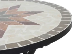 Siena Garden Gartentische|Gartentisch Stella Rund Grau Ø 60 cm