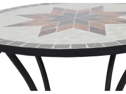 Siena Garden Gartentische|Gartentisch Stella Rund Grau Ø 60 cm