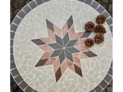 Siena Garden Gartentische|Gartentisch Stella Rund Grau Ø 60 cm