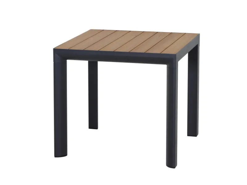 Siena Garden Gartentische|Gartentisch Silva Rechteckig 80 cm x 80 cm