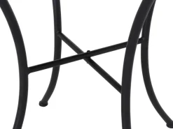 Siena Garden Gartentische|Gartentisch Como Quadratisch Grau 60 cm x 60 cm