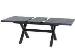 Siena Garden Gartentische|Gartentisch Sincro Rechteckig ausziehbar 90 cm x 200 cm