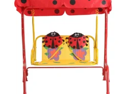 Siena Garden Kinder-Hollywoodschaukel Marie Rot 75x115x118 cm*Gardamo Sale