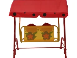 Siena Garden Kinder-Hollywoodschaukel Marie Rot 75x115x118 cm*Gardamo Sale