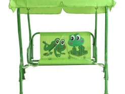Kinder Gardamo Gartenmöbel Für Kinder|Siena Garden Kinder-Hollywoodschaukel Froggy Grün 75x115x118 cm