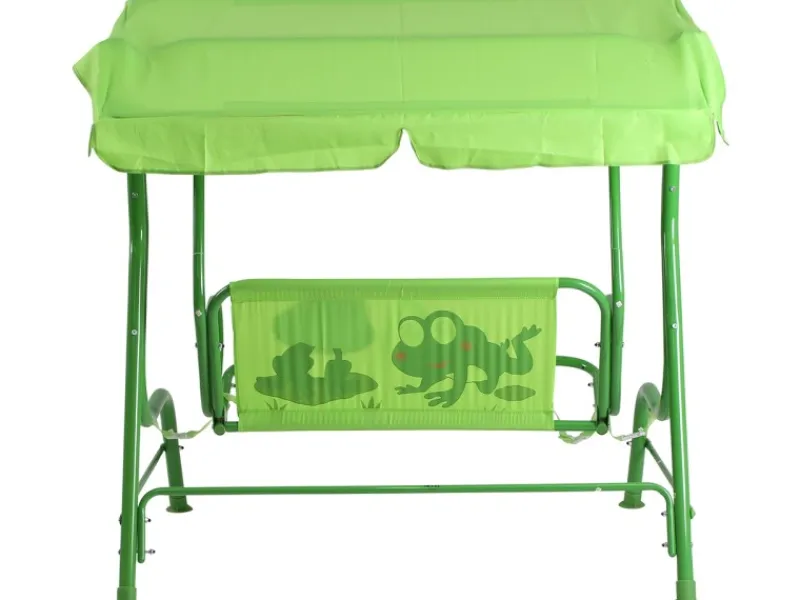 Kinder Gardamo Gartenmöbel Für Kinder|Siena Garden Kinder-Hollywoodschaukel Froggy Grün 75x115x118 cm