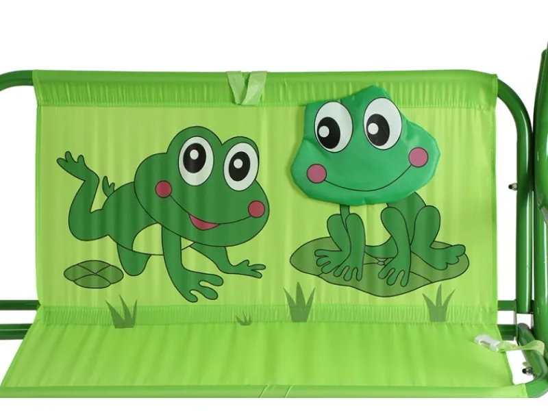 Kinder Gardamo Gartenmöbel Für Kinder|Siena Garden Kinder-Hollywoodschaukel Froggy Grün 75x115x118 cm