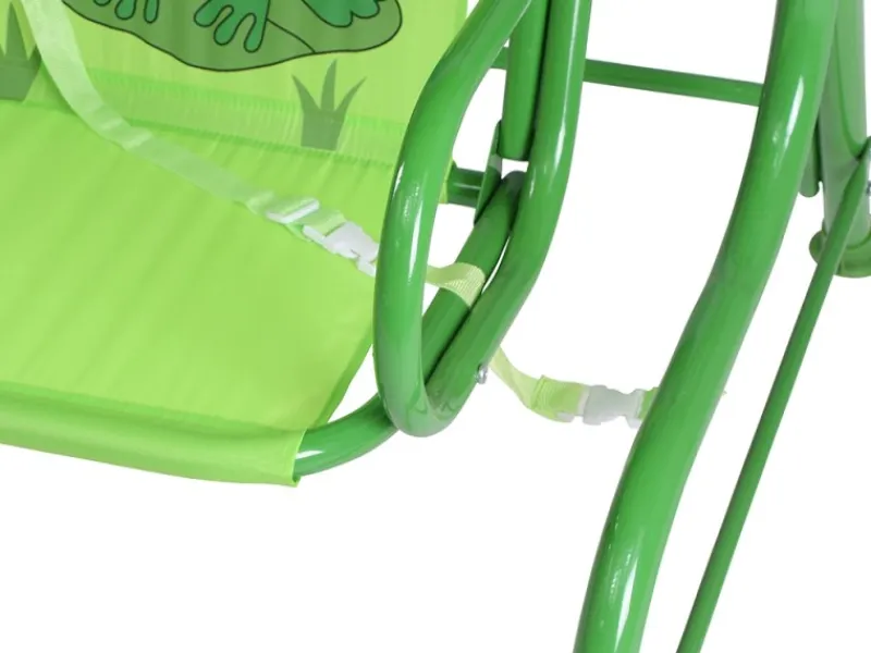 Kinder Gardamo Gartenmöbel Für Kinder|Siena Garden Kinder-Hollywoodschaukel Froggy Grün 75x115x118 cm