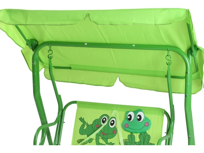 Kinder Gardamo Gartenmöbel Für Kinder|Siena Garden Kinder-Hollywoodschaukel Froggy Grün 75x115x118 cm