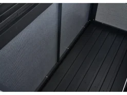 Kissenbox Sabano 135,5 cm x 58,7 cm x 75 cm Dunkelgrau*Siena Garden Discount