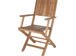 Siena Garden Gartenstühle|Klappsessel Falun Beige 57 cm x 50,5 cm x 88 cm