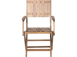 Siena Garden Gartenstühle|Klappsessel Falun Beige 57 cm x 50,5 cm x 88 cm