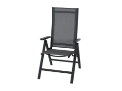 Klappsessel Tauro 66 cm x 60 cm x 110 cm Anthrazit Matt*Siena Garden Online