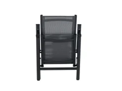 Klappsessel Tauro 66 cm x 60 cm x 110 cm Anthrazit Matt*Siena Garden Online