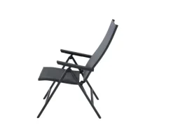 Klappsessel Tauro 66 cm x 60 cm x 110 cm Anthrazit Matt*Siena Garden Online