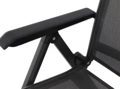 Siena Garden Gartenstühle|Klappsessel Tesoro Alu 68 cm x 60 cm x 110 cm Anthrazit Matt