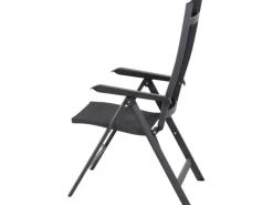 Siena Garden Gartenstühle|Klappsessel Tesoro Alu 68 cm x 60 cm x 110 cm Anthrazit Matt