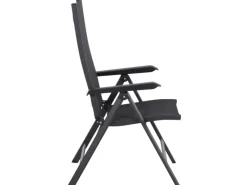 Siena Garden Gartenstühle|Klappsessel Tesoro Alu 68 cm x 60 cm x 110 cm Anthrazit Matt