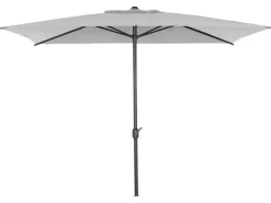 Siena Garden Sonnenschirme|Marktschirm 200 cmx 300 cm Grau mit Knickfunktion