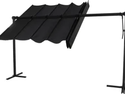 Marktschirm 350 cmx 250 cm Anthrazit mit Neigungsfunktion*Siena Garden Online