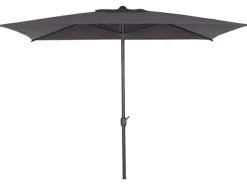 Siena Garden Sonnenschirme|Marktschirm 200 cm x 300 cm Anthrazit mit Kurbelmechanik