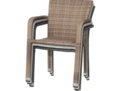 Siena Garden Gartenstühle|Minas Stapelsessel 60x56x83 cm