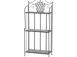 Regal Como 63 cm x 29 cm x 142 cm Grau Mosaik*Siena Garden Discount