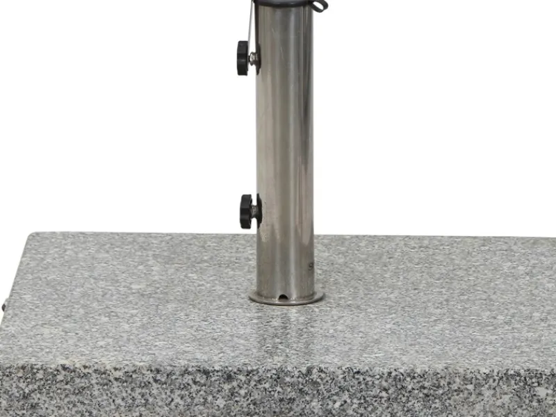 Schirmständer Granit Grau 54x54x5,5 cm*Siena Garden Sale