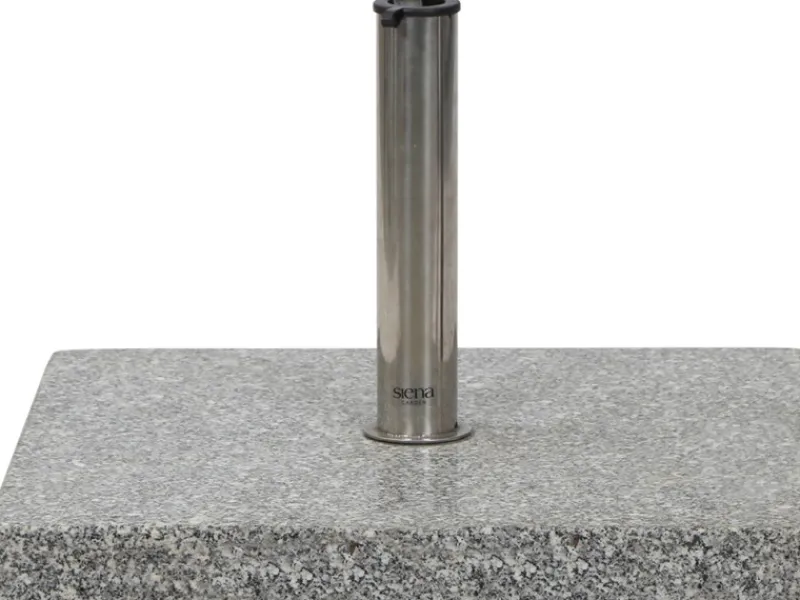Schirmständer Granit Grau 54x54x5,5 cm*Siena Garden Sale