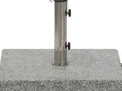 Schirmständer Granit Grau 54x54x5,5 cm*Siena Garden Sale