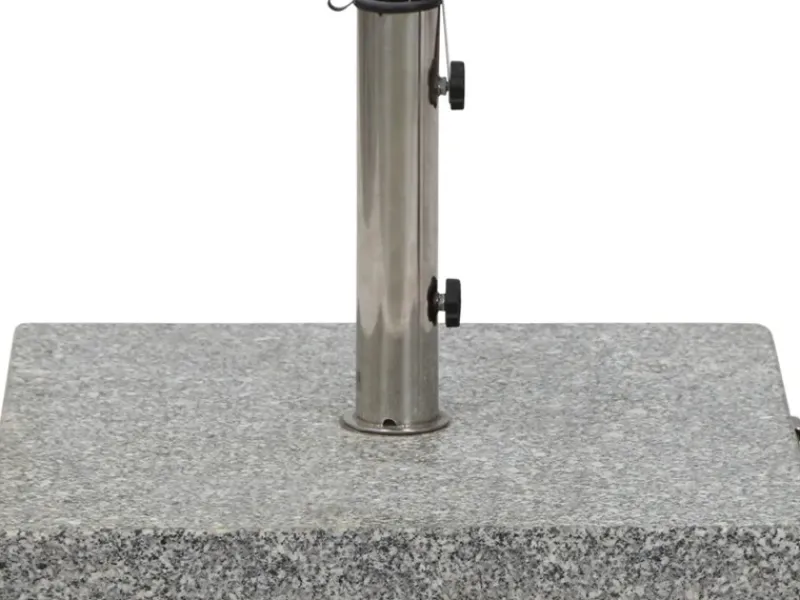 Schirmständer Granit Grau 54x54x5,5 cm*Siena Garden Sale