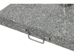 Schirmständer Granit Grau 54x54x5,5 cm*Siena Garden Sale
