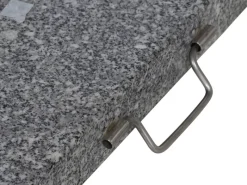 Schirmständer Granit Grau 54x54x5,5 cm*Siena Garden Sale