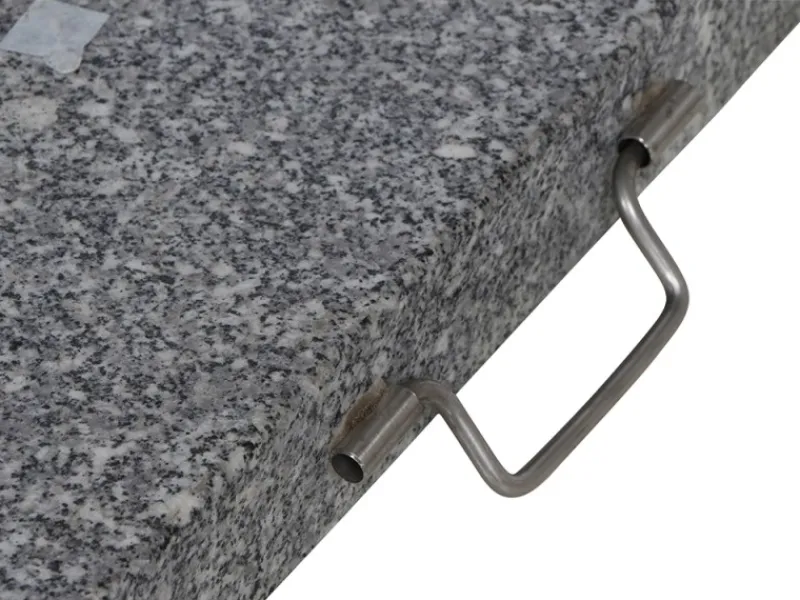 Schirmständer Granit Grau 54x54x5,5 cm*Siena Garden Sale