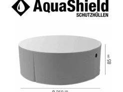 Schutzhülle Sitzgruppe AquaShield Hellgrau Ø 250 cm x 85 cm*Siena Garden