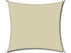 Solino Sonnensegel Ecru quadr. 3,6x3,6x3,6x3,6 m*Siena Garden