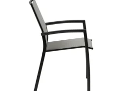 Stapelsessel Velia Alu 56 cm x 66 cm x 89 cm Anthrazit*Siena Garden Discount