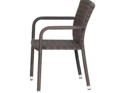 Stapelsessel Minas Braun 60 cm x 56 cm x 83 cm*Siena Garden Sale