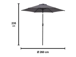 Gartenmöbel-Sets|Sitzgruppe Townsville 8-tlg. Aluminium Anthrazit