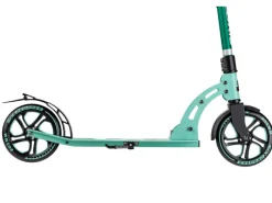 Fitnessgeräte|Six Degrees Aluminium Scooter mit Klappmechanismus und Ständer 205 mm Höhenverstellbar GS-Geprüft Mint Testsieger